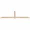 Ekena Millwork Eugene Smooth Timber Gable Bracket, Douglas Fir, 72"W x 24"H x 1 1/2"D x 3 1/2"F, 8/12 Pitch GBW072X24X0204EUG00SDF - alternate 5